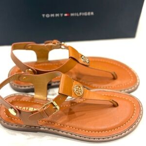 TOMMY HILFIGER BENNIA WOMEN'S SANDALS COLOR LIGHT BROWN